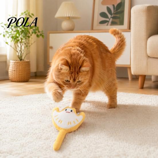Kitten Entertainment Gift Cat Toys, Catnip Plush Ocean Toys for Cats, Shark Fish Ray Shapes Interactive Kicker, Natural Filled Toy Soft Chewing