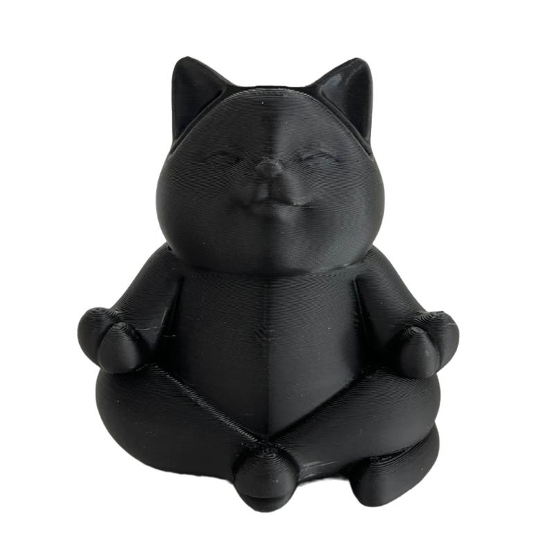 

Animal Shape Glasses Holder Resin Meditations Cats Sculpture Statue Home Office Desk Decors Sunglasses Display Stand S чорний