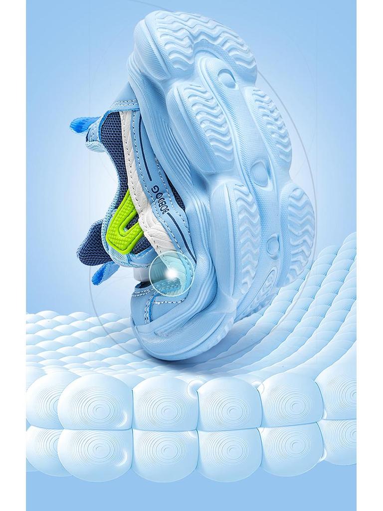 Babudou Kids' Breathable Mesh Running Shoes - Spring/Autumn Sports Sneakers for Boys and Girls