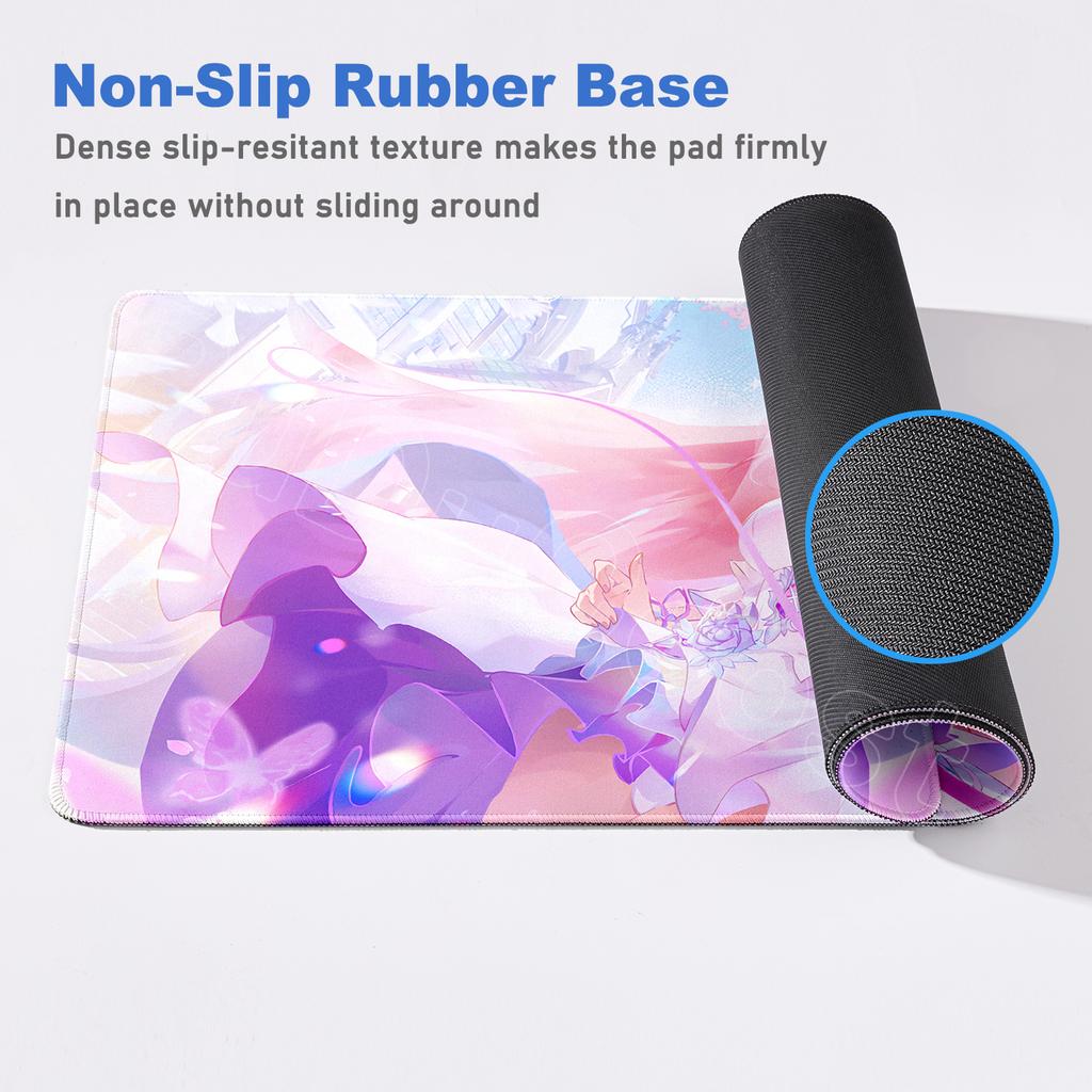 New Pretty Anime Girl Cyrene Mouse Pad Pink Cute Honkai Star Rail Desk Mat Laptop Gaming Mousepad Keyboard Desktop Table Mat XXL