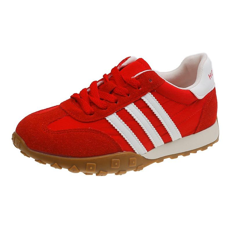 Retro women's shoes spring new flat-soled sports shoes lightweight casual soft-soled single shoes