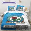 Name Custom Blackburn Rovers Pattern Bedding Set Quilt Cover Pillowcase Home Decor Gift (1 * duvet cover + 2 * pillowcase, without core)