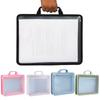 Large Capacity Portable Documents Bag Thickened Plastic File Organizer  Students