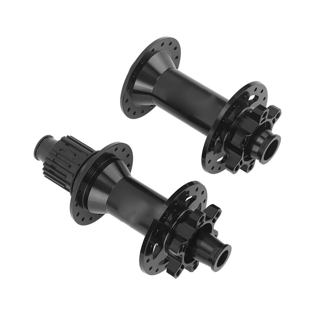 1 Pair Mountain Bike Hub 32 Holes Waterproof Sealed Anodizing Black Front Rear Aluminum Alloy for Bicycle