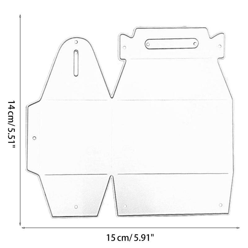 Box Prägestempel Ausstanzung Kohlenstoffstahl Stanzform für Kartenherstellung Scrapbooking Journal Album Metall Prägevorlagen