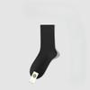 Female Spring and Autumn Pure Cotton Deodorant Boneless Moon Son Tube Stack Socks