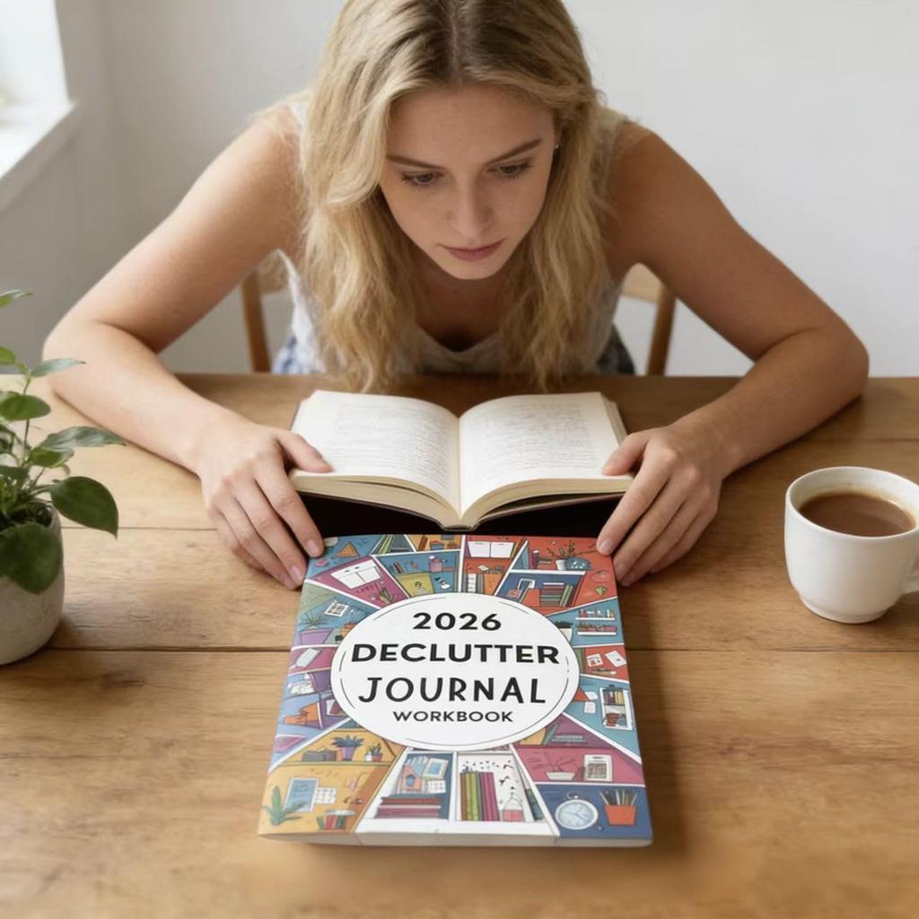 Prinaight 2026 Harmony Home Journal A Guided Workbook to Declutter Your Space Plan Your Year