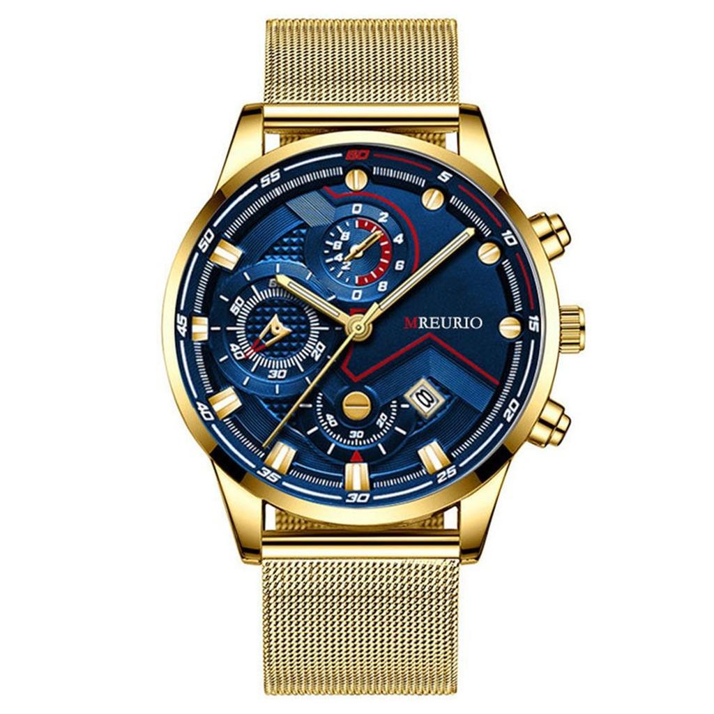 Men's Waterproof Luminous Running Alarm Clock Watch