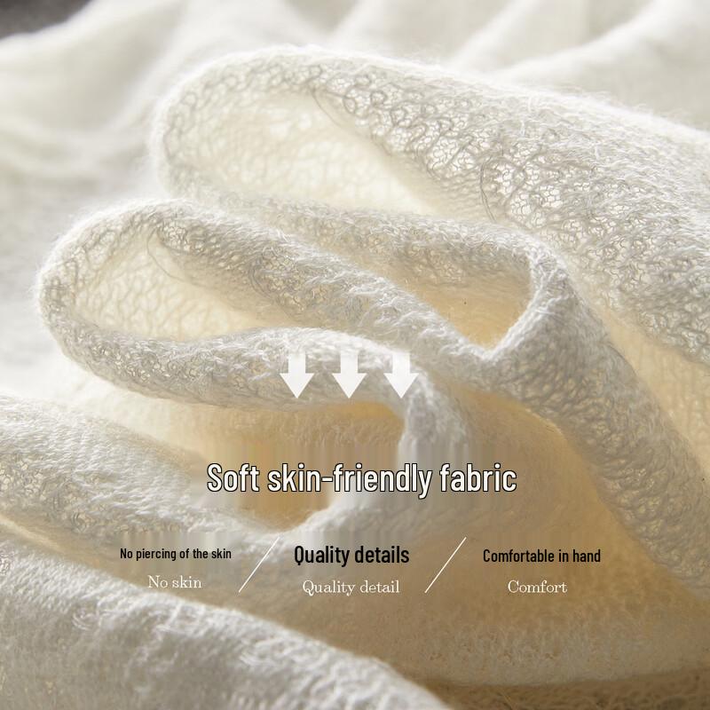 Demana Women's V-Neck Jacquard Knit Pullover