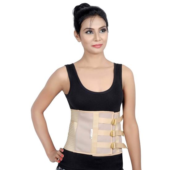 Wonder Care Abdominal Belt After Delivery Belly Binder Stomach Belt Waist Belt for Women Abdomen Beige Color (X-Large)
