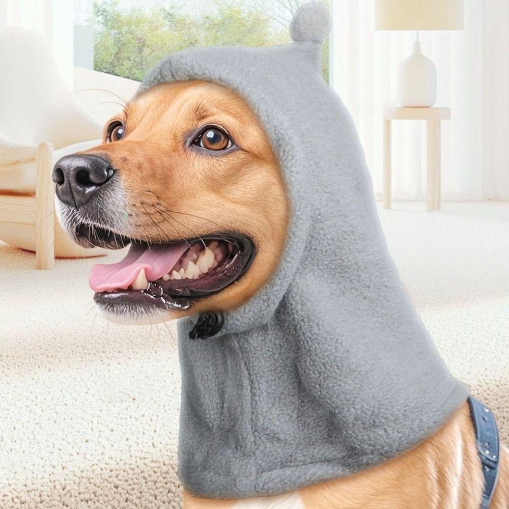 Noise Reduction Dog Ear Covers Windproof and Warm Dog Earmuffs Pet Ear Muffs Hat  Pet Supplies
