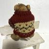 [USED] Retro Sun Arrow Plush Sweater Sitting Teddy Bear Ted Club