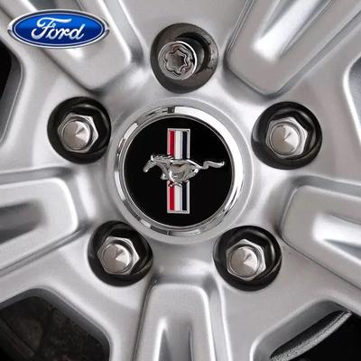 Car Sticker Ford 4pcs 55mm 68mm ABS Suitable for Ford Mustang Wheel Center Cover Badge Logo Tire Center Plastic Badge Cover