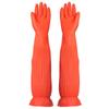 56CM Wasserdichte Haushalts Handschuhe Warme Geschirr Handschuh Wasser Staub Stop Reinigung Lange Gummi Handschuhe Hausarbeit Küche Werkzeuge