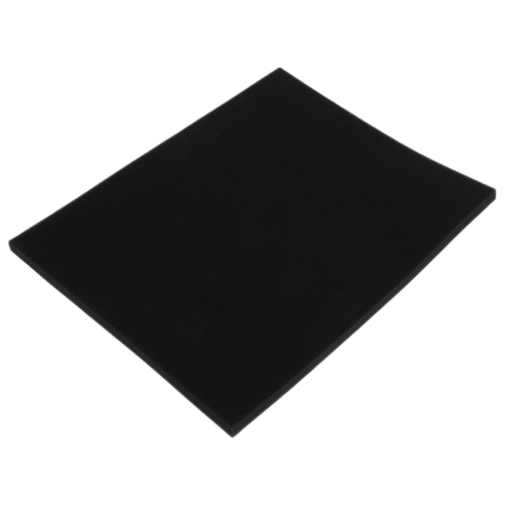 BULLSPANN Motorcycle Air Air Filter Air Filter Foam Pad Cut to Use 300x250mm Black