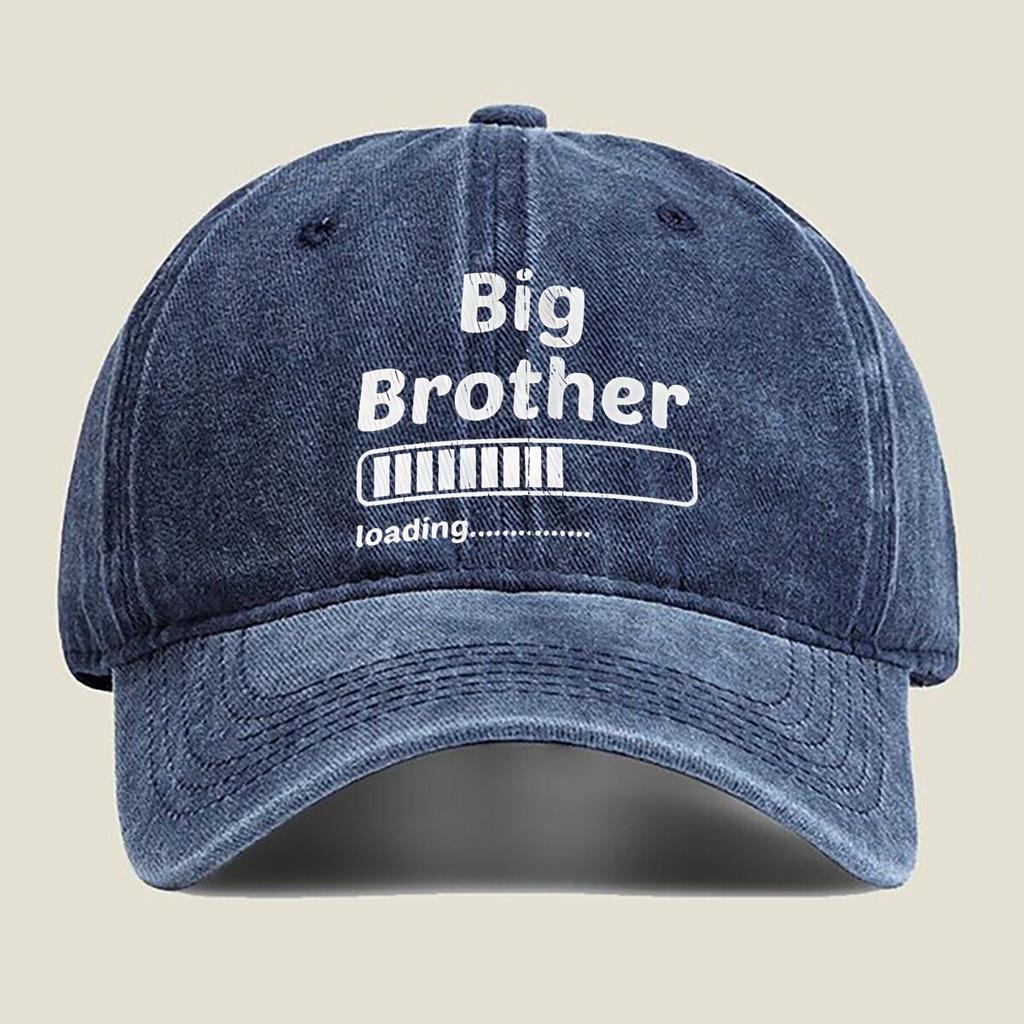 Big Brother Lade-Mode Gewaschene Baseballkappe Hut Outdoor-Aktivitäten