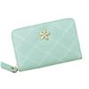 Women Fashion Zipper Mini Purse Artificial Leather Card Holder for Ladies Short Wallets