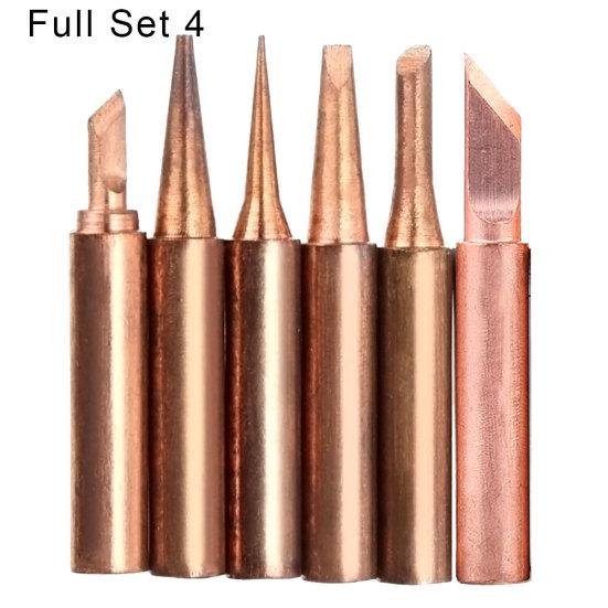 936 900M Cupru pur Vârf fier de lipit Set de instrumente de lipit cap de sudare fără plumb