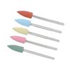 5PCS Silicone Rubber Pedicure Drill Bits Electric Grinding Head Manicure Drill Bits  Pedicure Use
