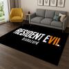 3D R-Resident Evil Leon Spiel Cartoon Teppich Teppich für Schlafzimmer Wohnzimmer Sofa Spielzimmer Fußmatte Heimdekoration, Kinderbereich Teppich Rutschfest