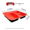 JingJingRS Jednorazowe Pojemniki na Posiłki z Wieloma Komorami i Pokrywkami, 950 ml