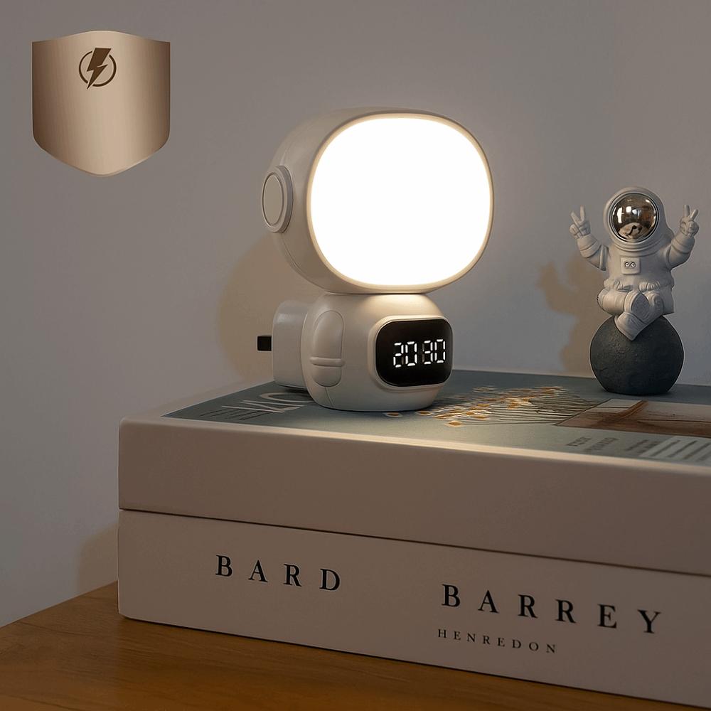 Digital Clock Remote Control Dimmable LED Lamp USB Rechargeable Nursery Sleep Aid  Nursery