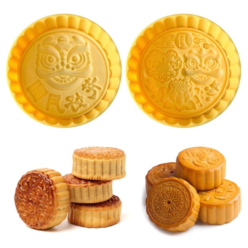 Hand Pressed Mooncakes Mould Large Traditional Festival Treats Mold Dessert Mold Kitchen Tool for Baking Enthusiasts