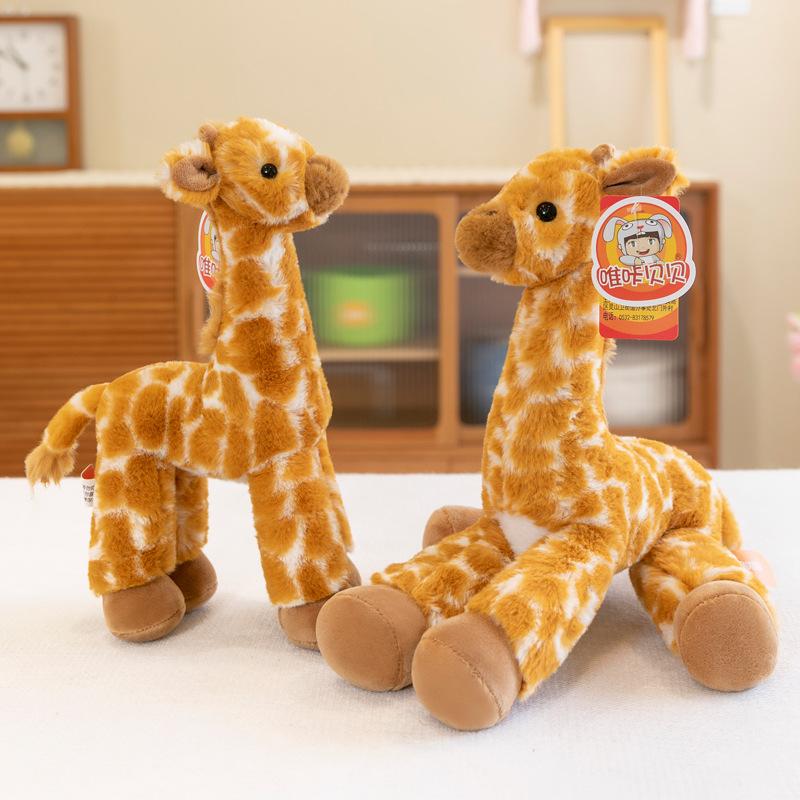 Cute Sika Deer Doll Doll Simulation Rich Deer Plush Toy Ragdoll Children's Gift