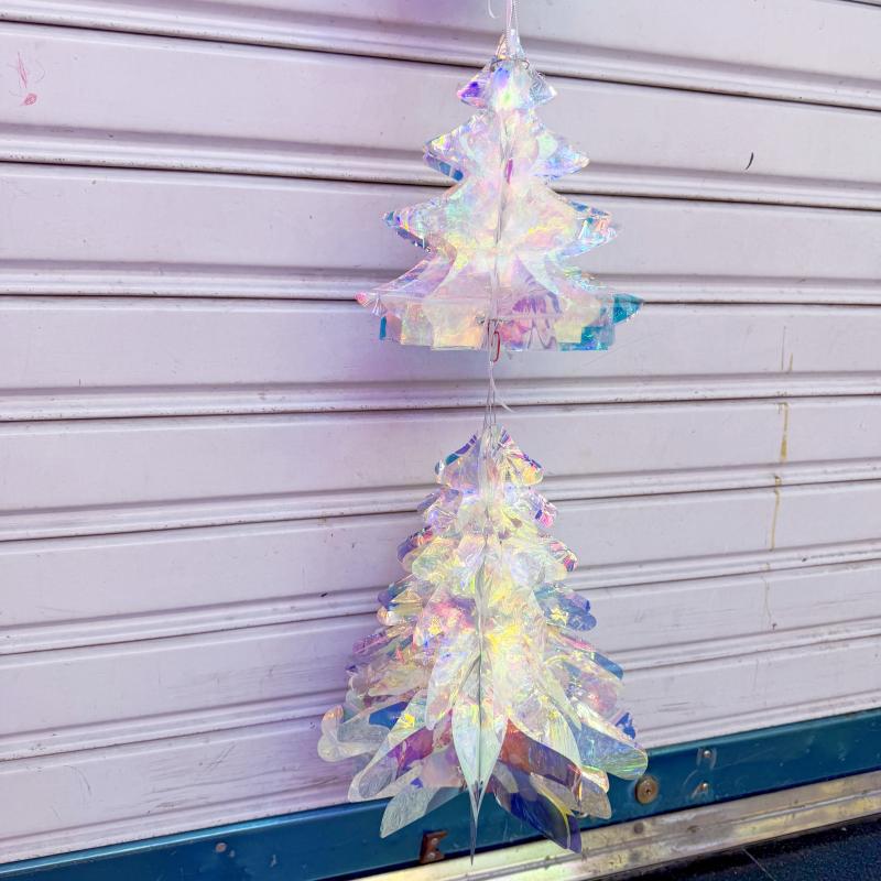 Colorful Laser Christmas Tree Ornaments for Parties, Weddings, Birthdays, and Annual Meetings