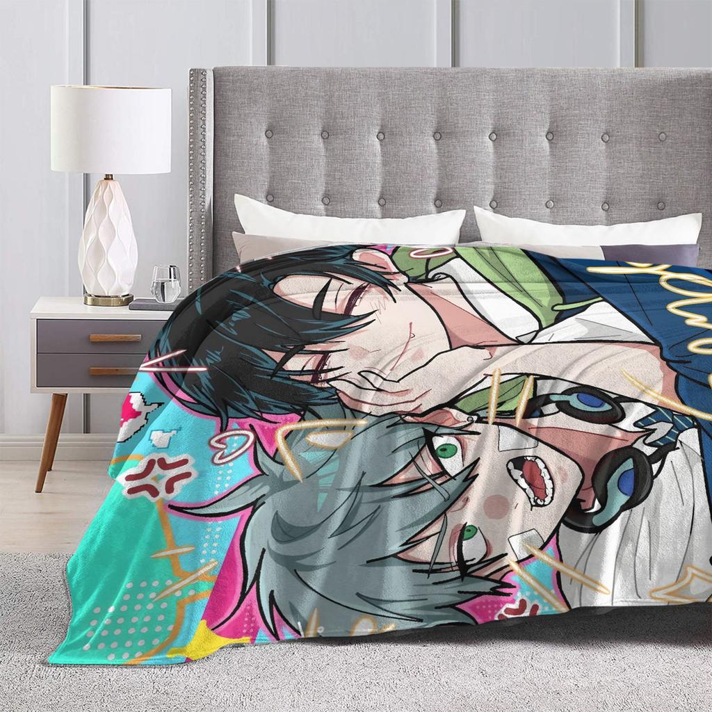 Coperte Anime Stage Alien in Pile Primavera/Autunno Multifunzione Coperta Morbidissima per Letto Ufficio Copriletti