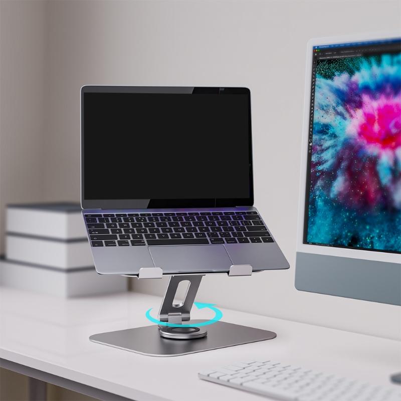 Tragbare Laptop-Halterung, höhenverstellbar, ergonomischer Notebook-Computer-Kühlständer für 11-17 Zoll