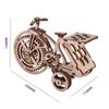 3D Puzzle Diy Wooden Toys Small Three-wheel Assembly Model Adult Birthday Halloween Christmas Gift