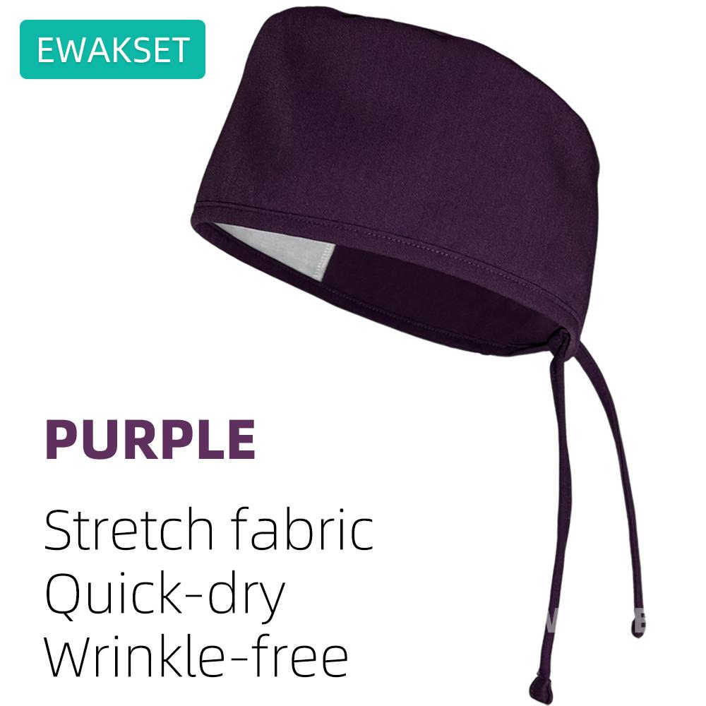 Unisex Medical Surgical Cap stretch quick dry wrinkle free working surgery hat female male dental nurse doctor hospital scrub caps