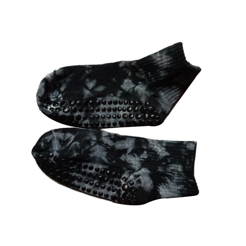 Damen Weiblich Pilates Yoga Yoga Socken Tie Dye Griffige Socken Sport Yoga Socken Anti Rutsch Pilates