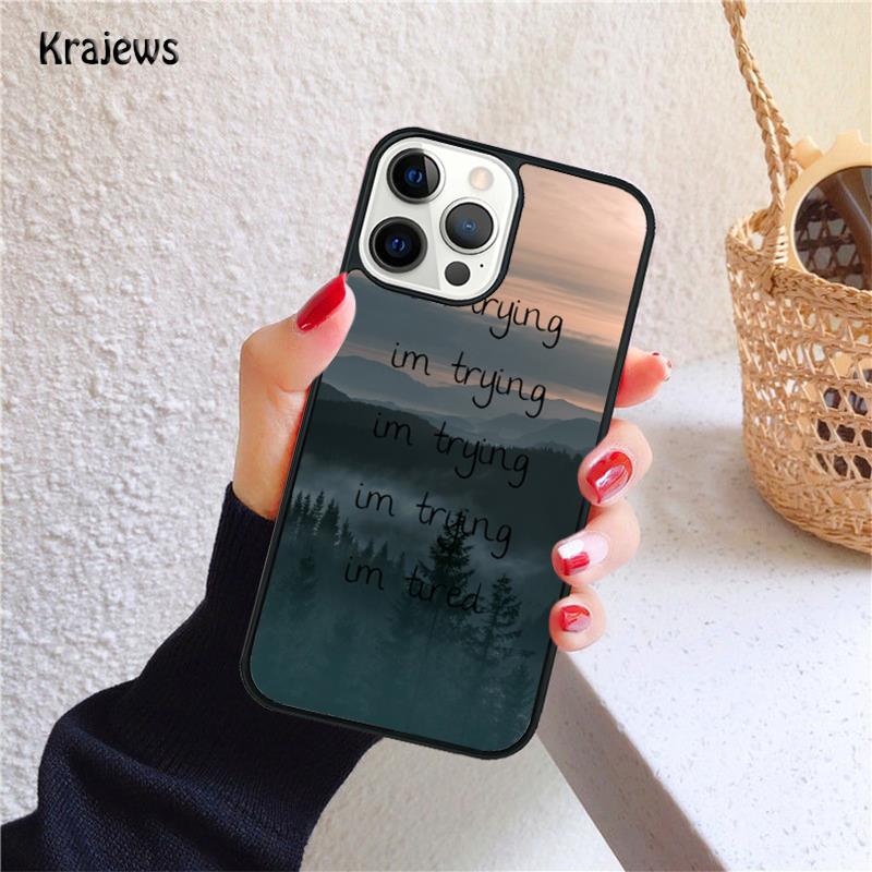 Mlha mlhavé hory Coque Měkký Kryt na Telefon Pro iPhone 14 XR X XS Max 5S 6S 7 8 Plus SE 2020 11 12 13 Pro Max Mini Kryt na Telefon