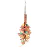 Bird Chew Toy Colorful Beak   Grinding Wood Blocks   Hanging Cage Toy for Small Bird Cockatiel Lovebird Budgie