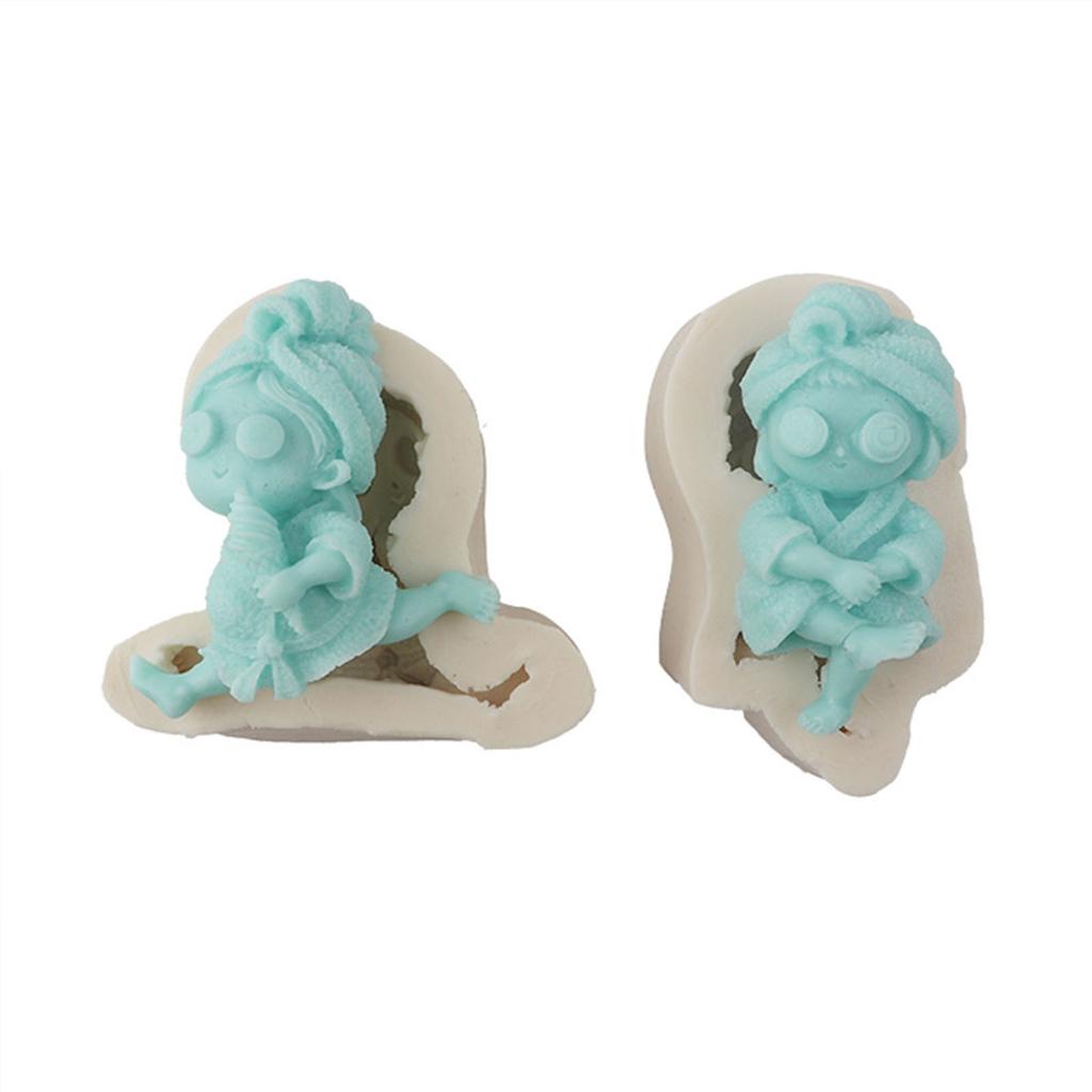 Moule Bougie Noël Gotyou Lot De 2 Moules En Silicone En Forme D'ange 3D, Moule U00e0 Moule Silicone