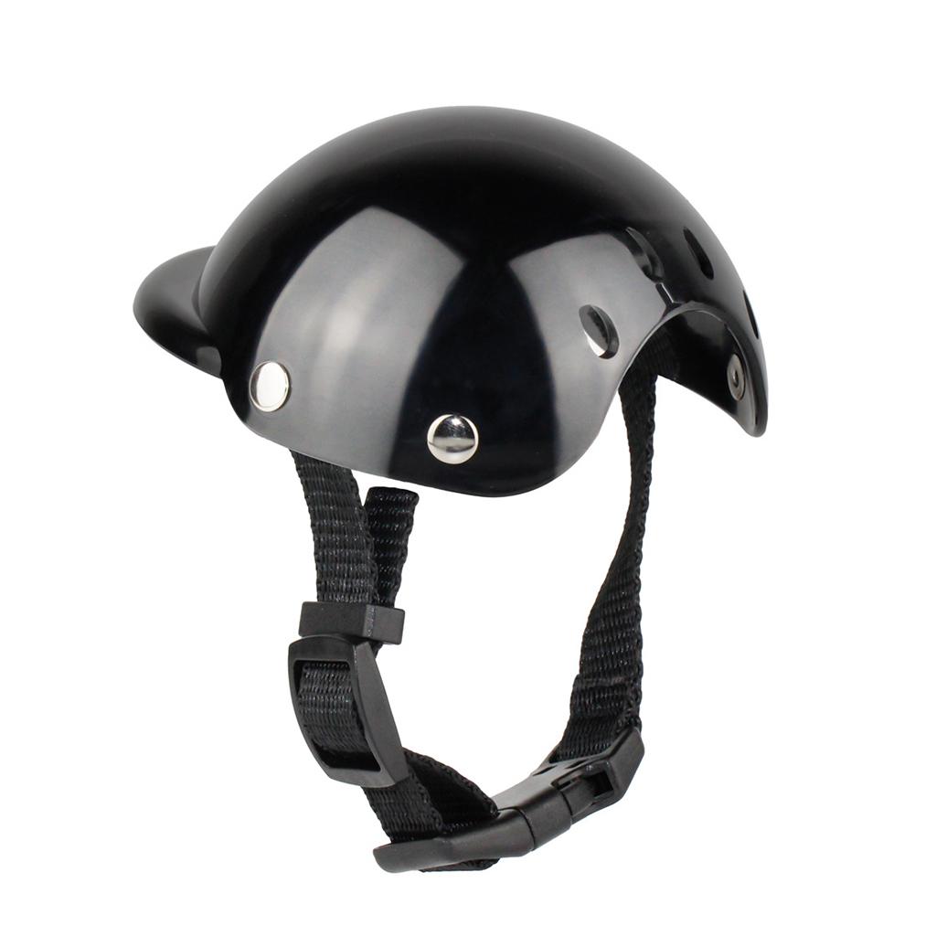 Casco per Animali Domestici per Gatto Sicurezza Cappellino da Equitazione Cane Mini Cappello per Sole Pioggia per Protezione Ra