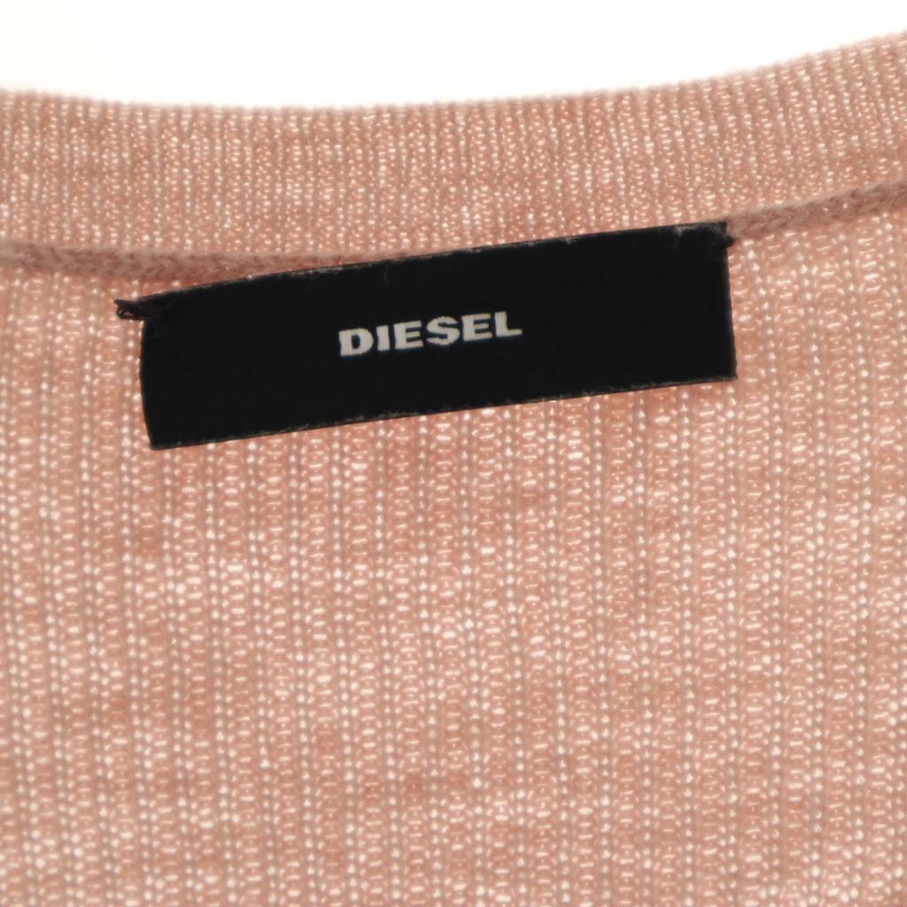 DIESEL Long sleeve knit one piece M Pink Women Used