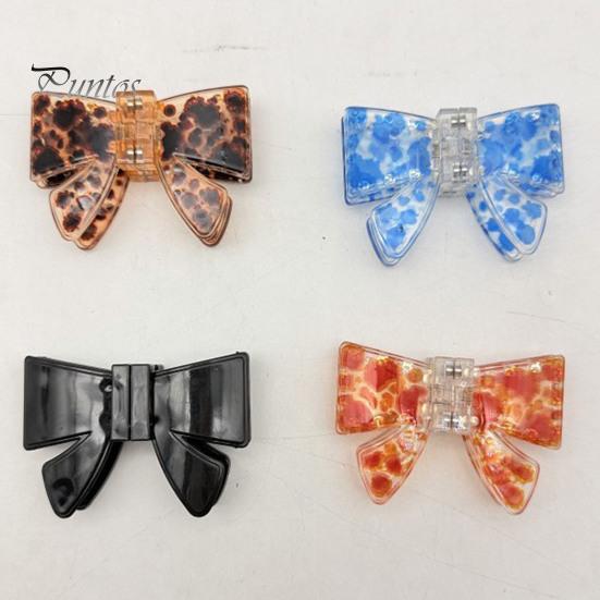 Bow Hair Clip 1/4Pcs Clips for Women, Imitation Acetate Plate Claw with Strong Women Hairpin Spring Clamp, 3D Design Magnetic Daily Wear Travel