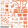 Orange Car Door Dash Gear Panel Decor Cover Trim Kit For Ford Bronco -25