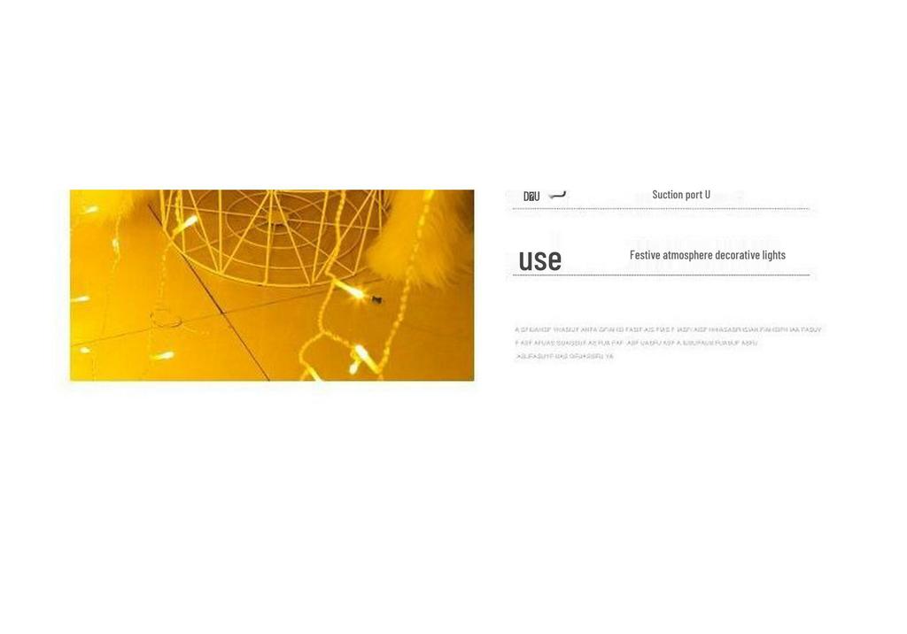New Waterproof LED Starry Sky Christmas Curtain String Lights