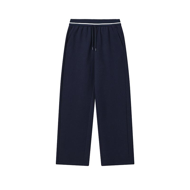 Fila Наследие Простой Классический Мода Ретро Повседневный Универсальный Удобный Вязаный Спортивные Штаны Женские Низ Сигаретно-Синий F11W628611FDB XL