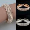 Women Summer Simple Fashionable Diamond Inlaid Crystal Water Diamond Bracelet with Full Diamond Bracelet Bride's Jewelry Gifts