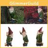 Creative Naughty Gnome Garden Statue Vibrant Resin Dwarf Yard Outdoor Decorative Sculpture