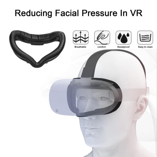 

Защитная накладка на лицо гарнитуры VR, устойчивая к поту, сменная крышка для линз, дышащая VR-маска