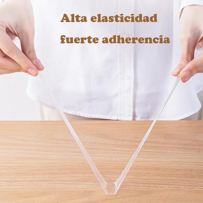 Double Sided Adhesive Tape Strong Transparent Nano Double Sided Sticky Tape Waterproof Reusable Wall Stickers Super Strong