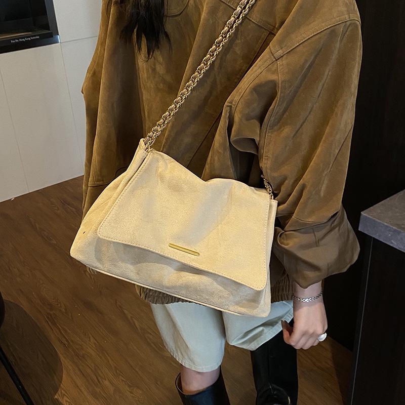 Damska torba na ramię typu tote z łańcuszkiem, duża pojemność, w stylu retro, na rok 2025, marki Melaude