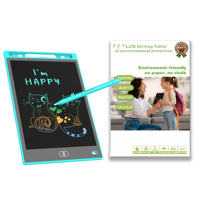 LCD Drawing Board - 21.59cm Kids' Doodle Tablet, Durable Design, Easy Erase, a Must-Have Holiday Gift!