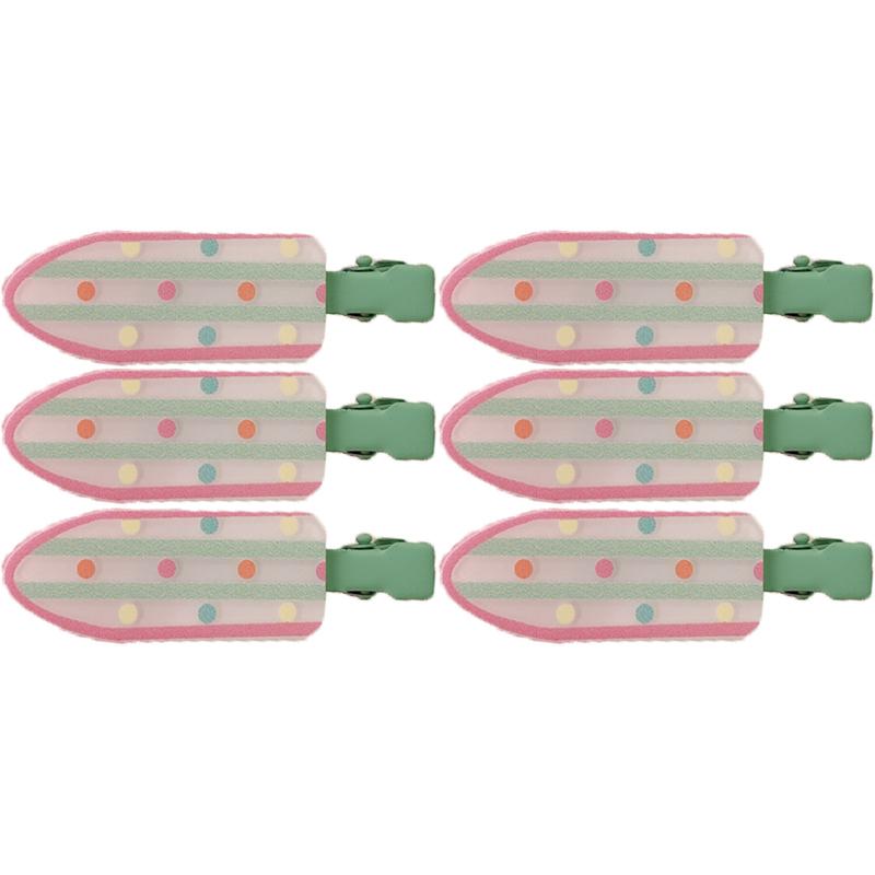 Cherry Polka Dot Floral Bow Hair Clips Love Girl Duckbill Clip Broken Hair Bangs Hair Accessories